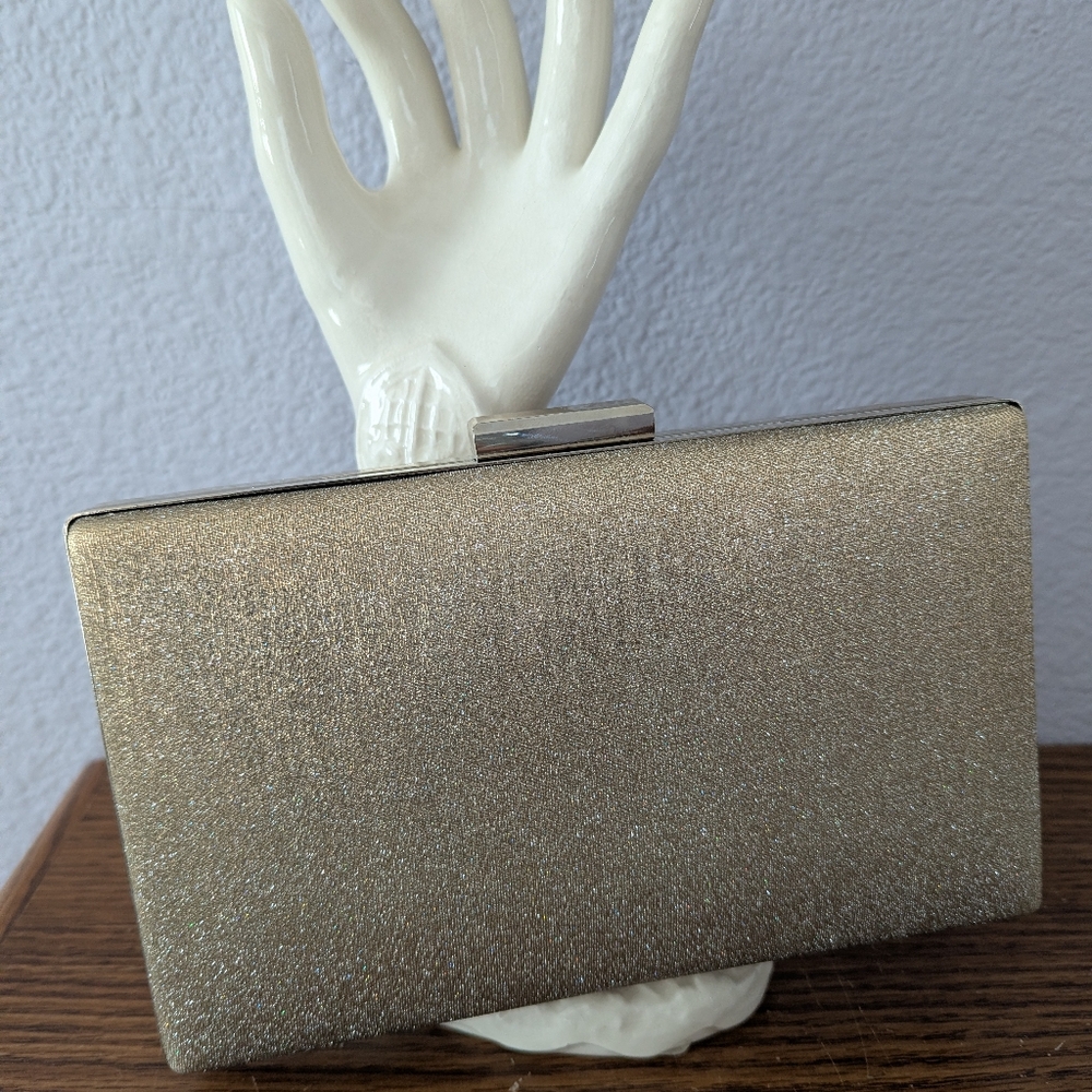 Goldtone Sparkle Evening Bag